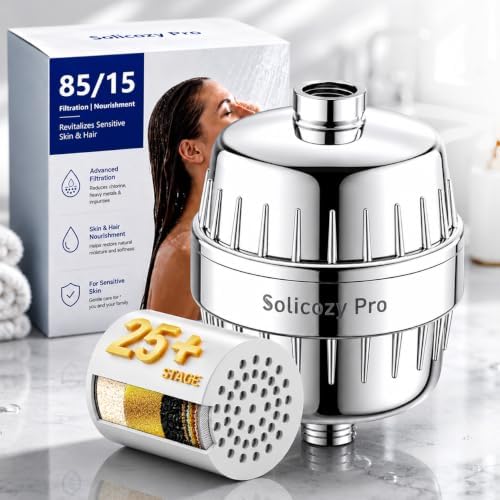 Shower Filter for Hard Water & Shower Water Softener, Sensitive Skin & Hair by Unknown