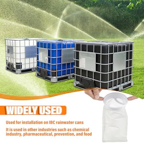 2 Pcs IBC Lid Filter Nylon Screen for Water Tank Rain Barrel Plastic - Image 7