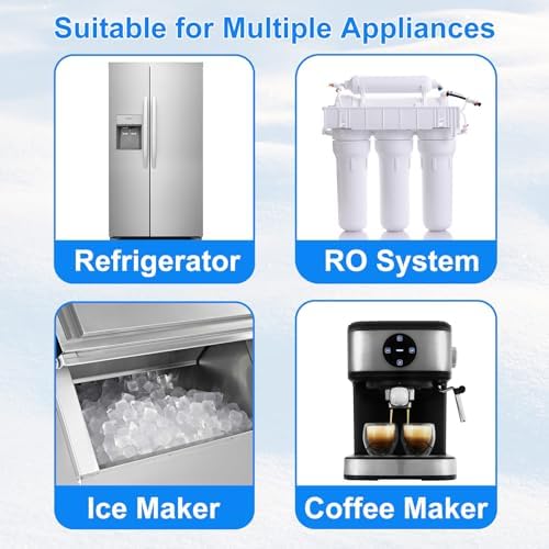 Inline Water Filter Kit - with Feed Water Adapter & Fittings for Ice Maker - Image 4