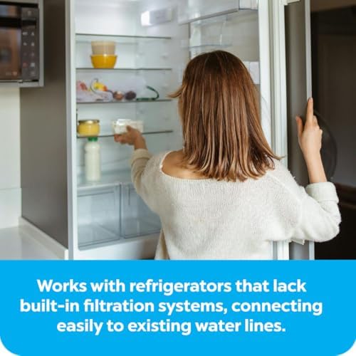 Clearbrook RF10-J Refrigerator Filter System, 1/4 Inch John Guest Fittings, Compatible with Refrigerators without Built-in Filtration - Image 4