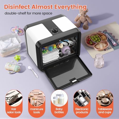 SalonDepot UV Sanitizer Cabinet Professional Disinfection Box 8L Black - Image 5