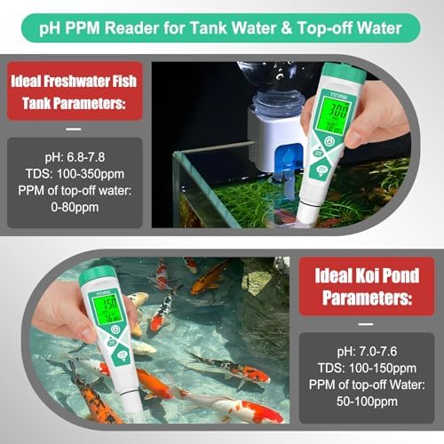 YINMIK pH Meter Salinity Tester pH Salt Meter with pH Salt Solution - Image 3
