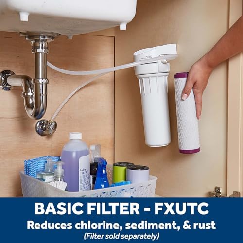 GE Water Filter System for Entire Home,Water Filtration Reduces Lead,Asbestos & More,Install Kit & Accessories Included,Replace Filters(FXUTC, FXULC, FXUVC) Every 6 Months,GX1S01R,1 Count (Pack of 3) - Image 6