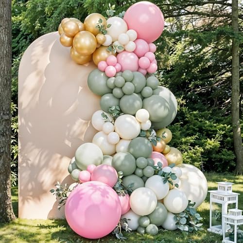 Nutcracker Christmas Balloon Garland Arch Kit, 112Pcs Green Pink and White Gold Latex Balloons with Candy Cane Mylar Foil Christmas Balloon for Girls Xmas Birthday New Year Candyland Party Decorations - Image 4