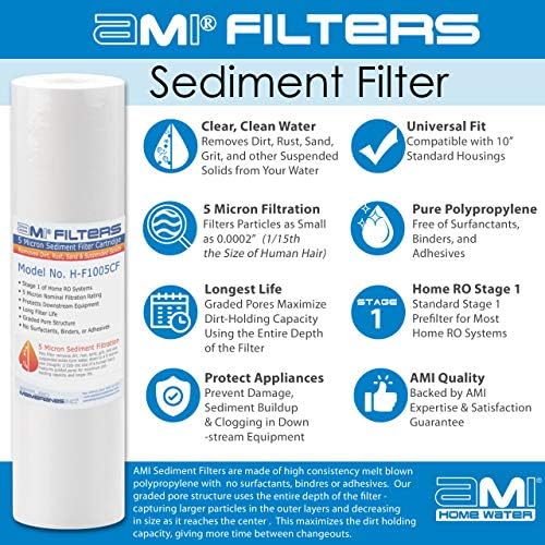 AMI Reverse Osmosis Pre-Filter Replacement, 5-Stage, Pre Filter Only - Image 3