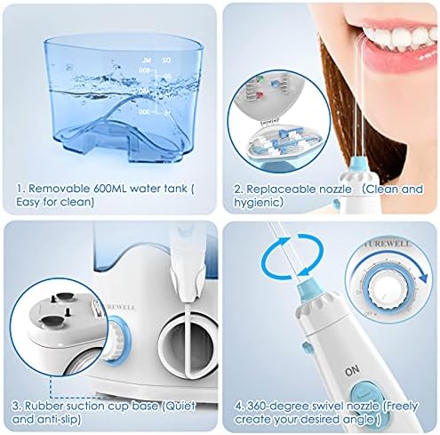 TUREWELL FC162 Water Dental Flosser for Teeth/Braces - Image 5