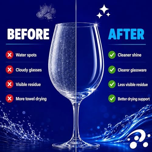 Oh Yuk Dishwasher Rinse Aid Liquid, Dishwasher Drying Agent for Spot-Free Shine, Liquid Rinse Aid for Dishes, Glasses & Silverware, Helps Reduce Water Spots & Improve Drying, Citrus Scent - Image 4