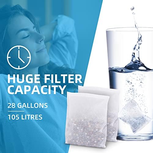 Filterelated Alkaline Water Filter Pouch 30g, Raise pH to 9+, BPA-Free SGS Tested, Portable Water Filter for Home, Camping, Travel, Office, Long-Lasting 105 litres / 28 Gallons(3-Pack) - Image 5