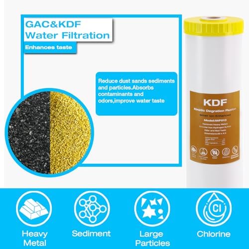 H&G Lifestyles 4.5" x 20" 3 Stage Whole House Water Filter Replacement - Image 3