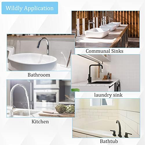 Sink Spray Rubber Hose, Sink Hose Attachment for Faucet Portable Sink Hose Faucet Sprayer, Shampoo Sprayer for Dog, Pets, Bathing Baby, Washing Hair, Rinsing Vegetables (For sink) - Image 5