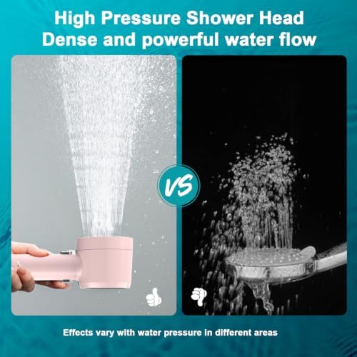 Shower Head with Handheld, High Pressure Shower Head with Pause Switch - Image 6