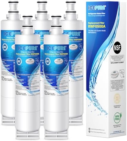 ICEPURE 4396508 Replacement for Whirlpool EDR5RXD1 Water Filter, 5PACK by ICEPURE