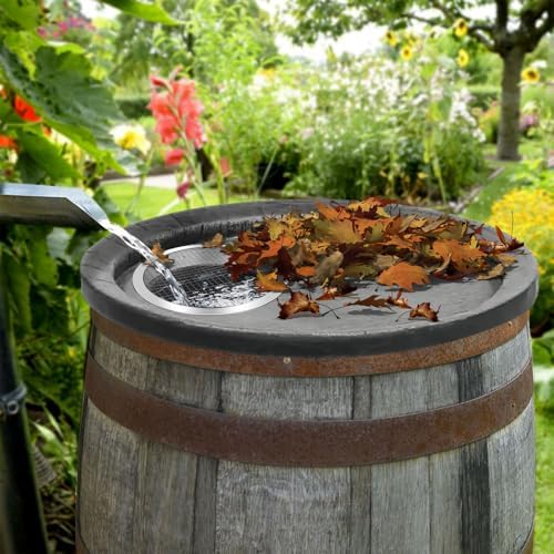 2 Pack 6" Rain Barrel Screen Aluminum, Rainwater Collection System - Image 7