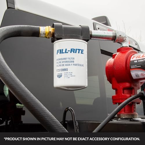 Fill-Rite F2510HM0 10-Micron Water Detecting Fuel Filter – 25 GPM Diesel, Gasoline, B20 Biodiesel & E15 Ethanol Compatible - Image 4