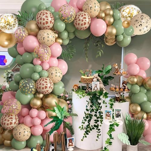 Amandir 170Pcs Jungle Safari Balloons Garland Arch Kit - Image 6