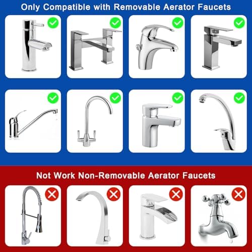 Sink Faucet Quick Connector with Aerator, Faucet to Garden Hose Adapter - Image 2