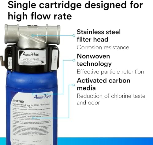 3M Aqua-Pure AP900 Series Whole House Water Filter Cartridge AP917HD - Image 4