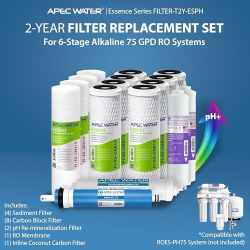 APEC Water FILTER-T2Y-ESPH Replacement Filter Set, 2 Year - Image 2