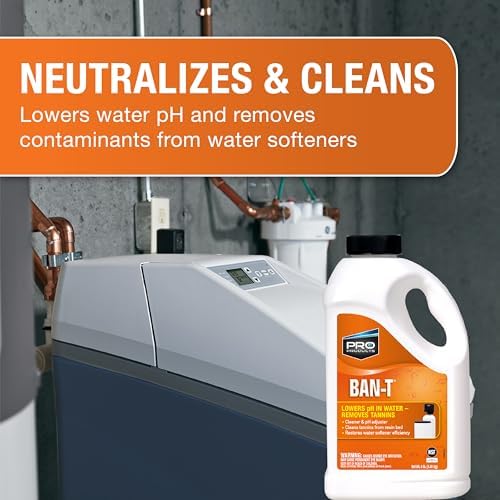 Ban-T Alkaline Water Neutralizer and Cleaner – Water Softener Tannin and Iron Removal Cleaner - Removes Hard Water Deposits, Lime Scale, Iron Staining – Restores Water Softener Efficiency - Image 3