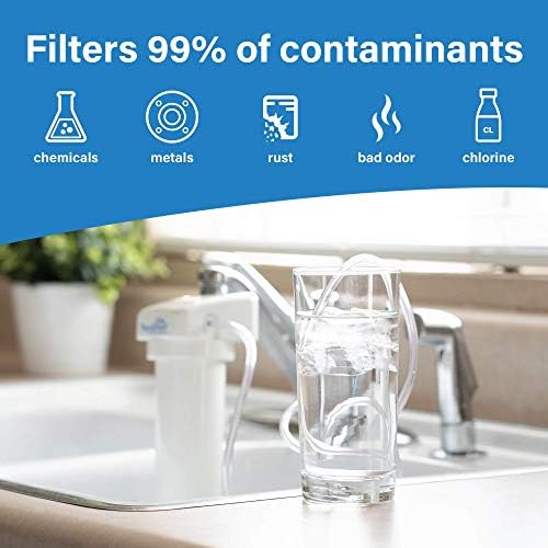 PuroSmart High Flow RO System Home Water Treatment System | Compact RO System Mounts Directly onto Faucet | Great for Apartments & Rentals | Applied Membranes PSFM50 (Faucet Mount RO System)… - Image 7
