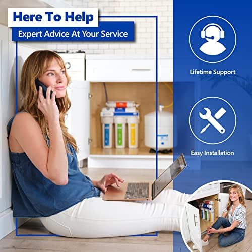 Express Water – 1 Year Direct Under Sink System Replacement Filter Set – 7 Filters with Carbon GAC, ACB, PAC, Sediment SED Filters – 10 inch Size Water Filters - Image 5