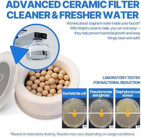 Cleansing Washbasin Faucet Replacement Filter Inspired By Korea's Beauty Culture - Pure Carbon Filters for Bathroom (6 Filters) – Compatible with Atojet AJ8310 (AJ8310-FLT-6PC) - Image 6