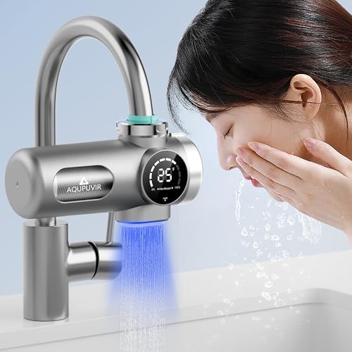 Faucet Water Filter, 3-Stage Filter with UV-C & Self-Powered Display, Dual Modes for Tap/Filtered Water, Safe for Food & Skin Fits 22/24/28mm and Circular Tap - Image 6