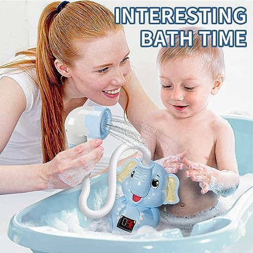 Baby Bath Shower Head with Thermometer and Flexible Hose (Style 2) - Image 2