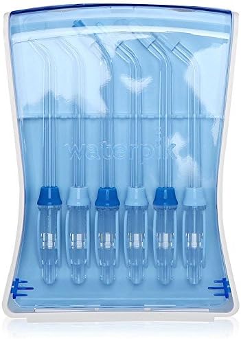 Waterpik Water Flosser Replacement Tips with Case, Convenient, Hygienic and Sturdy for Easy Storage and Travel, Includes Precision, Orthodontic, Plaque Seeker Refill Heads Nozzles 6 Count (Pack of 5) - Image 3