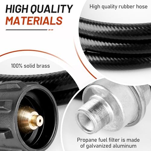 F273699 Propane Fuel Filter w/10ft Hose for Mr. Heater Buddy Series - Image 3