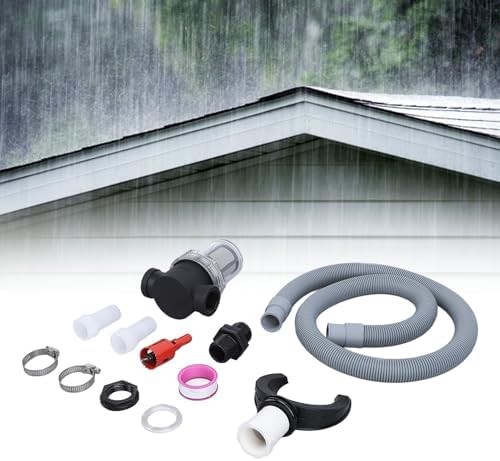 Rainwater Collector Kit Rain Diverter with Filter Large Inner Pipe for Garden Lawn Watering (75mm / 3.0in) - Image 4