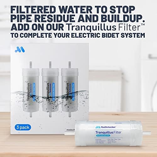 Tranquillus Bidet Water Filter - Filtration System for Electronic Bidet Seats - Filters Sediment, Dirt, Debris - Easy Installation - Bathroom Bidet Filter Value Pack - (3 Pack) - Image 4
