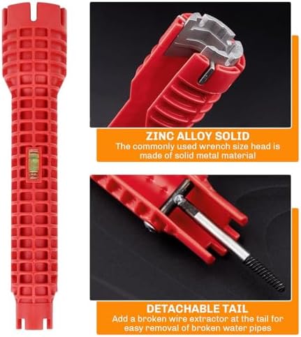 14-in-1 Faucet & Sink Wrench, Multi-Functional Tap Spanner Tool - Image 3