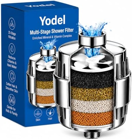 Yodel Shower Filter for Hard Water, Showerhead Water Filter by Yodel