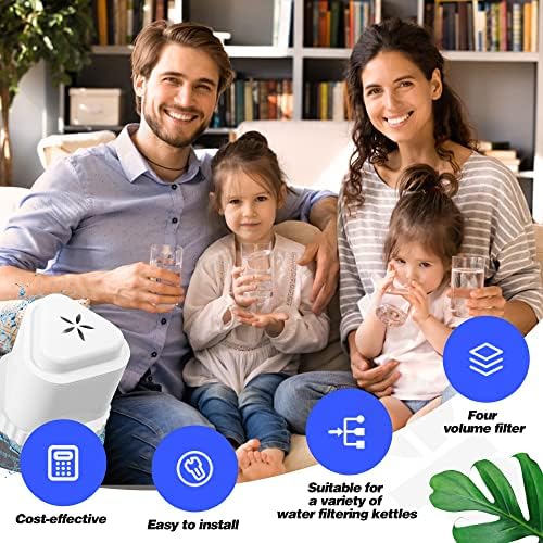 4Pack Replacement Filter for EPIC Water Filter Pitcher, Water Filter Pitcher Compatible with Aquagear Seychelle, BPA Free. Removes Fluoride, Chlorine, Lead, Odors - Image 6