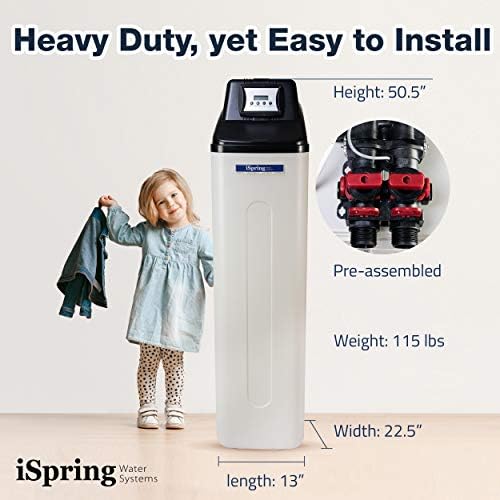 iSpring WCS45KG 45,000 Grains Whole House Water Softener, One-Tank Design - Image 6