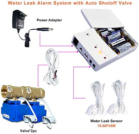 E-SDS Automatic Water Leak Shut Off Valve System with 2 Valves or Pipes 3/4 - Image 2