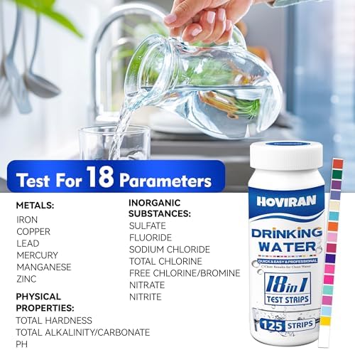 Drinking Water Test Strips 125ct 18 Parameters, Home Water Test Kit - Image 3
