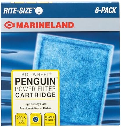Marineland Bio-Wheel Penguin Rite-Size C Aquarium Filter Cartridge, 6 Count by Marineland