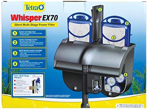 Tetra Whisper EX 70 Filter For 45 To 70 Gallon aquariums, Silent Multi-Stage Filtration - Image 2