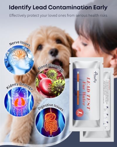 Pawfly Lead Water Test Kit Lead in Drinking Water Test Kit 10-Minute Detection to 5 ppb At Home Water Testing Kit for Tap & Well Lead Water Test Kit City Water Quality Test Kit, 4 Pack - Image 3