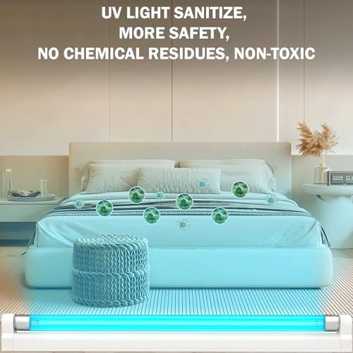 COOSPIDER 6W UV Light Ozone Free,253.7nm Sanitizer Lamp with 3 Time Gear, UVC Lamp for Shoes/Closet/Cabinet/Bathroom 110V CTUV-6 - Image 5