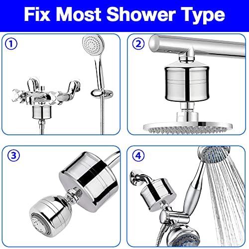 Amorix Shower Filter, 15 Stage Shower Head Filter for Hard Water - Image 4