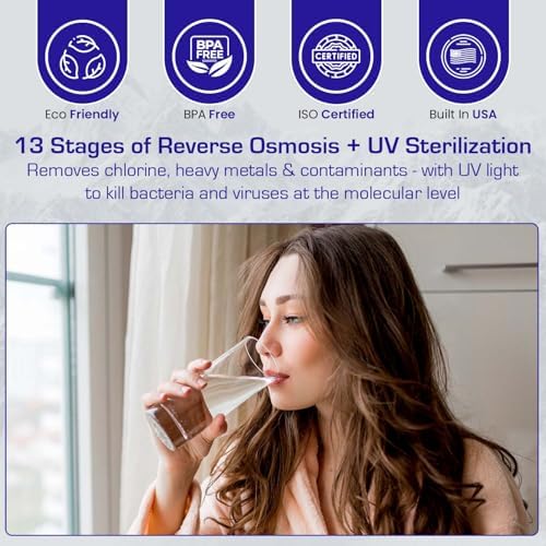 Crystal Quest Thunder Ultrafiltration/Reverse Osmosis Under Sink Water Filter System – 13 Stages of Filtration – Complete Installation Kit – 100 GPD - Image 5