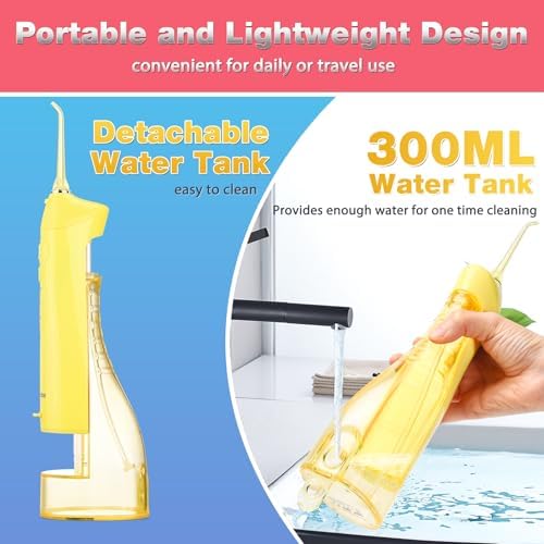 TOVENDOR Electric Water Dental Flosser Teeth Pick, Cordless Oral Irrigator - Image 6
