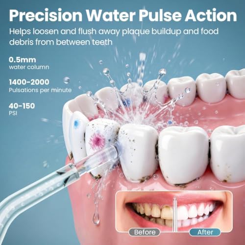 Onlyone Water Flosser with Adjustable Water Pressure for Daily Oral Care - Image 4