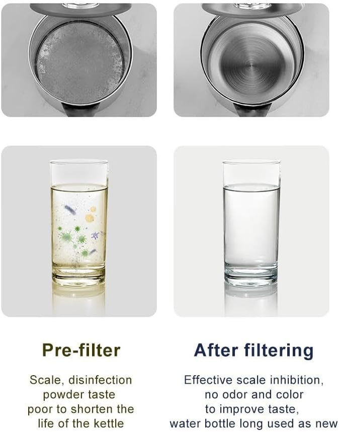Smart Faucet Filter with Digital Temperature Display, Real-Time LED Water Temperature Monitor, Multi-Layer Filtration System, Universal Adapters for Kitchen and Bathroom - Image 5
