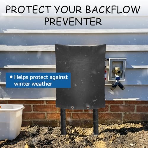 Backflow Preventer Insulation Cover for Winter Protection 20" H x 17" W - Image 6