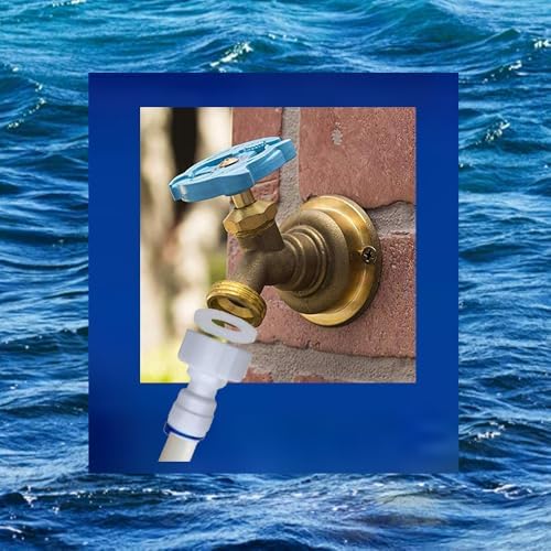 Self Piercing Saddle Valve Kit, 1/4" Brass Compression Needle Valve for 3/8" to 3/4" Pipe Diameter and Compression Hardware Kit for potable water (THREAD ADAPTERS) - Image 2