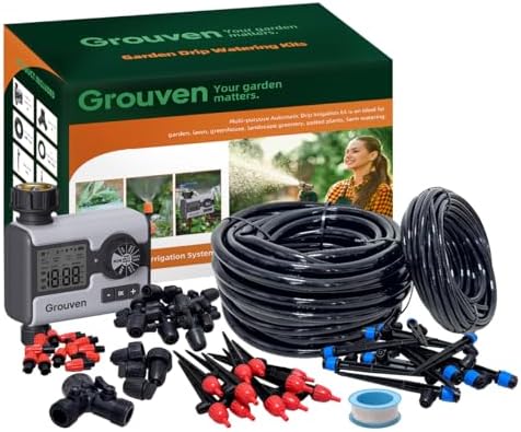 Drip Irrigation System Water Timer Automatic Irrigation Kit DIY Garden by Unknown